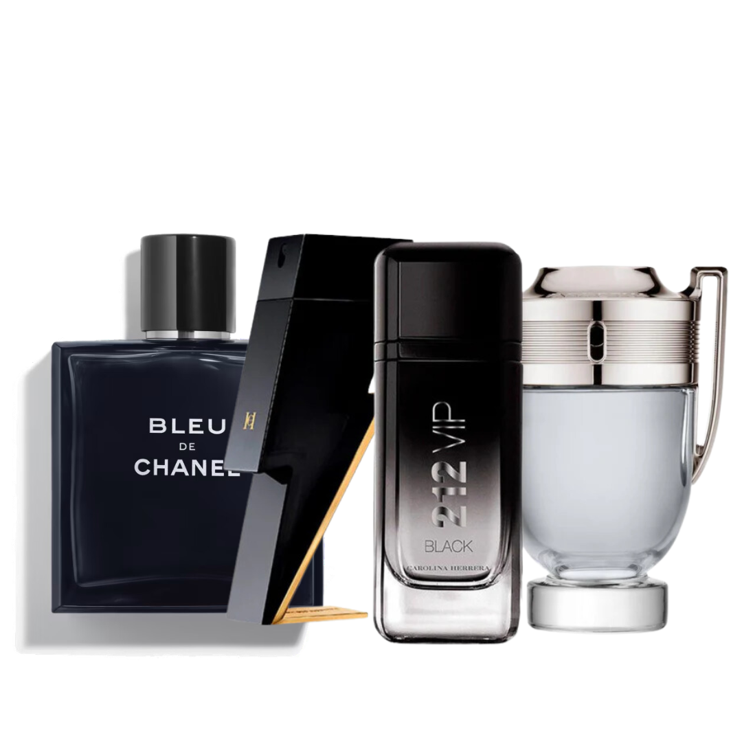 Achetez 2 Recevez 4 - Bleu de Chanel | BAD BOY | 212 VIP BLACK | INVICTUS - EAU de Parfum 100ml