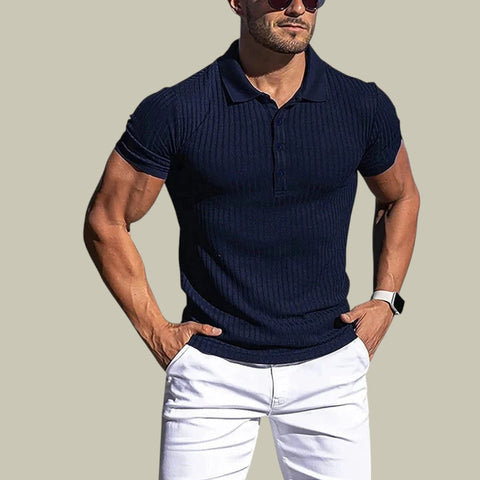 Lux & Classy  • Men's Textured Polo Shirt